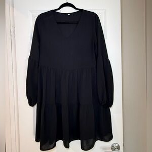 Black Women's Mini Dress Size Large